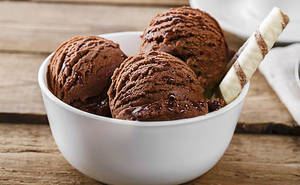 Chocolate Ice Cream  (2 Scoops)