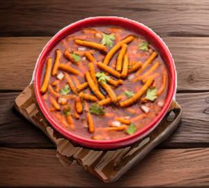 Sev Bhaji Red Gravy