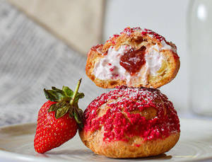 Strawberry Choux Pastry