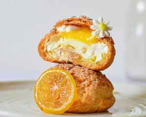 Lemon Choux Pastry
