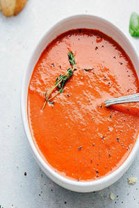 Roasted Tomato Basil Soup