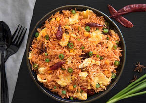 Schezwan Egg Fried Rice