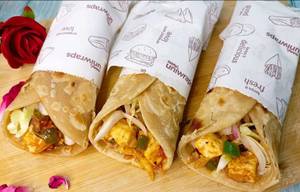 Single Chilli Paneer Kathi Roll