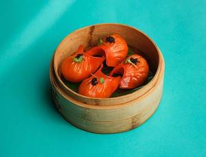 Curry Prawn & Crab Dimsum.