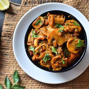 Mushroom Pepper Masala