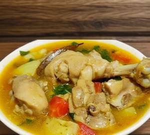 Healthy Chicken Stew with leg piece
