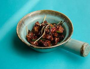 Spicy General Tso's Mock Duck.