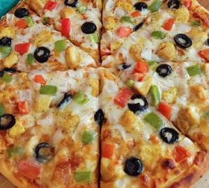 8" Veg loaded pizza
