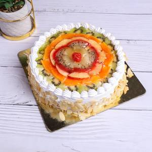 Fresh Seasonal Fruit Cake 500 Gms