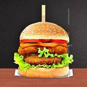 Chicken Patti Burger