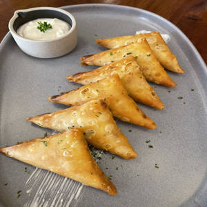 BBQ Chicken & Cheese Samosa