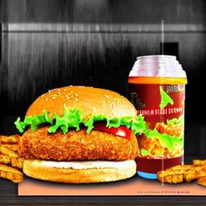 Spicy Peri Peri Chicken Burger