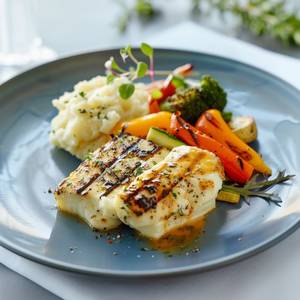 Grilled Cottage Cheese in Lemon Pepper Sauce