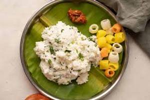 Coconut Rice (Served With Poriyal And Appalam)
