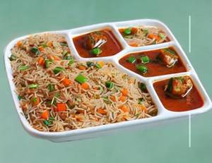 Veg Manchurian Fried Rice 