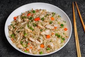 Singapore Chicken Fried Rice