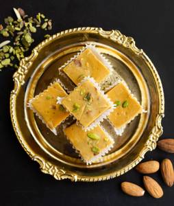 Roasted Almond Channa Dal Burfi