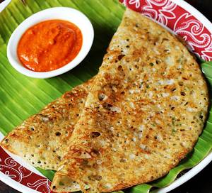 Rava Onion Masala Dosa [Serves 1]