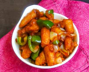 Baby corn chilli