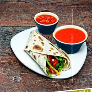 Thousand island veg wrap