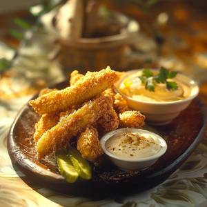 Fried Pickle Spears (12 Pieces)