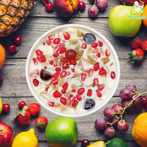 Fruit Custard (Taste Bhi Healthy Bhi)