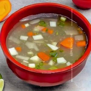 Veg clear soup
