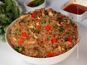 Schzewan Chicken Fried Rice