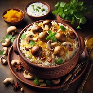Mushroom Biryani