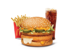 McCheese Burger Chicken Combo