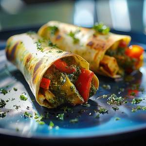 Grilled Vegetable Pesto Wrap
