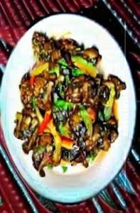 Mushroom Pepper Fry