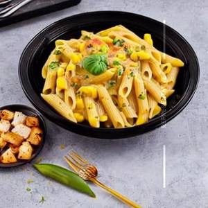 Sweet Corn Chicken Pasta (white Sauce)