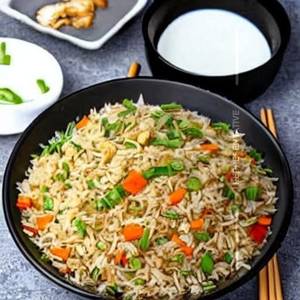 Chicken Ginger Garlic Fried Rice