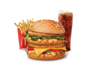 Chicken Maharaja Mac Burger Combo