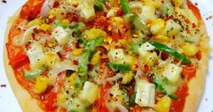 Capsicum Onion Mush Pizza