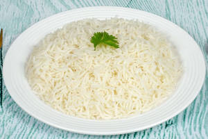 Plain rice [half]