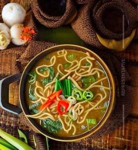 Veg Burmese Khow Suey Soup
