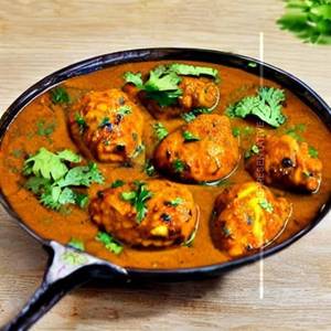 Egg Chicken Tadka Half