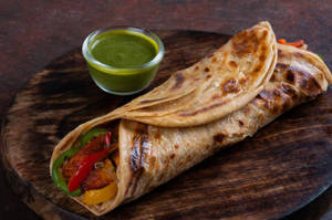 Double Egg Parantha Roll