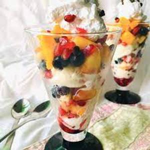Fruits With Icecream