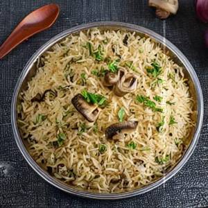 Mushroom Schezwan Rice