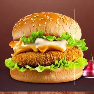 CHEESE CHICKEN BURGER