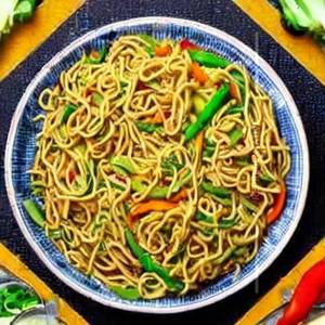 Special veg all mixed noodles