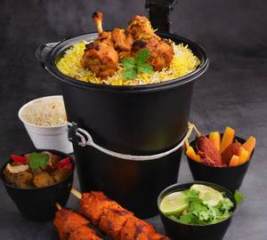 Chicken Biryani Bucket + Cold Drink + Seekh Kebab