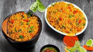 Veg Triple Schezwan Rice