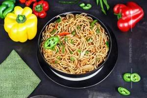 Veg Chilli Garlic Noodles    