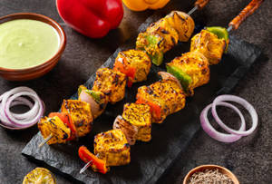Paneer Tikka Shashlik (8 Pcs)
