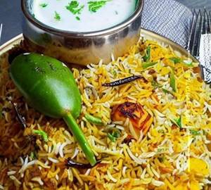 Paneer biryani