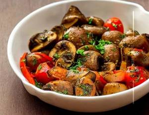 Mushroom Pepper Roast